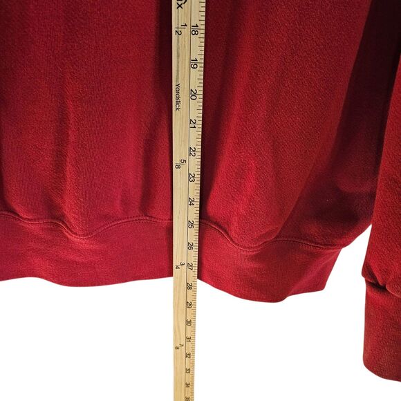 Harley-Davidson Red Pullover Sweatshirt Men Size XL Embroidered Blue Springs MO - Picture 8 of 10